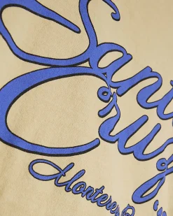 Yellow Cotton Short Sleeve Santa Cruz T-Shirt
