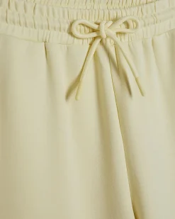 Yellow Premium Drawstring Wide Leg Joggers